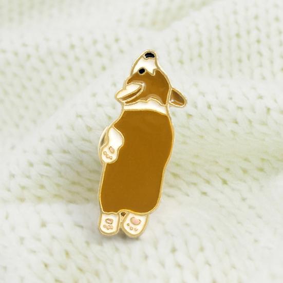 Cartoon Dog Paw Enamel Brooch Pin Denim Jacket Backpack Badge Jewelry Decor