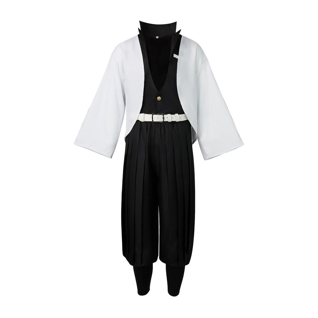 Demon Shinazugawa Slayer Sanemi Role Playing Costume Set For Event Halloween