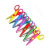 Set of 6 Types, Jagged Scissors, Small Waves, Large Waves, Mail, Castle Wall Type, for School, Children's Scissors, Craft Scissors, for DIY Crafts