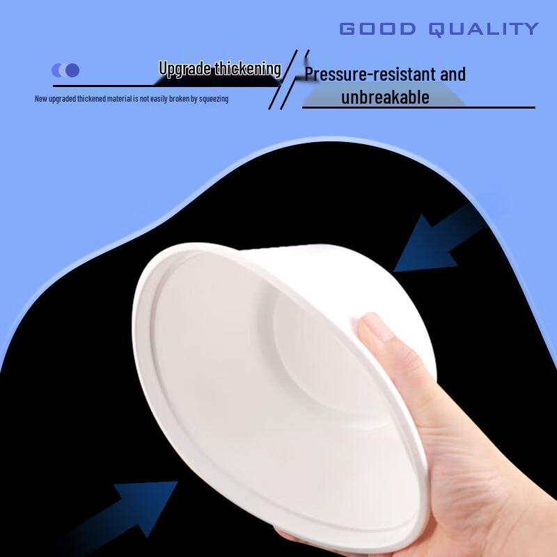 1750ml Einweg-Rundbehälter für Lebensmittel mit hohem Domdeckel