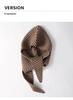 Women's Chunky Knit Cashmere Hat - Korean Style, Warm Versatile Outdoor Face Slimming Winter Headwear