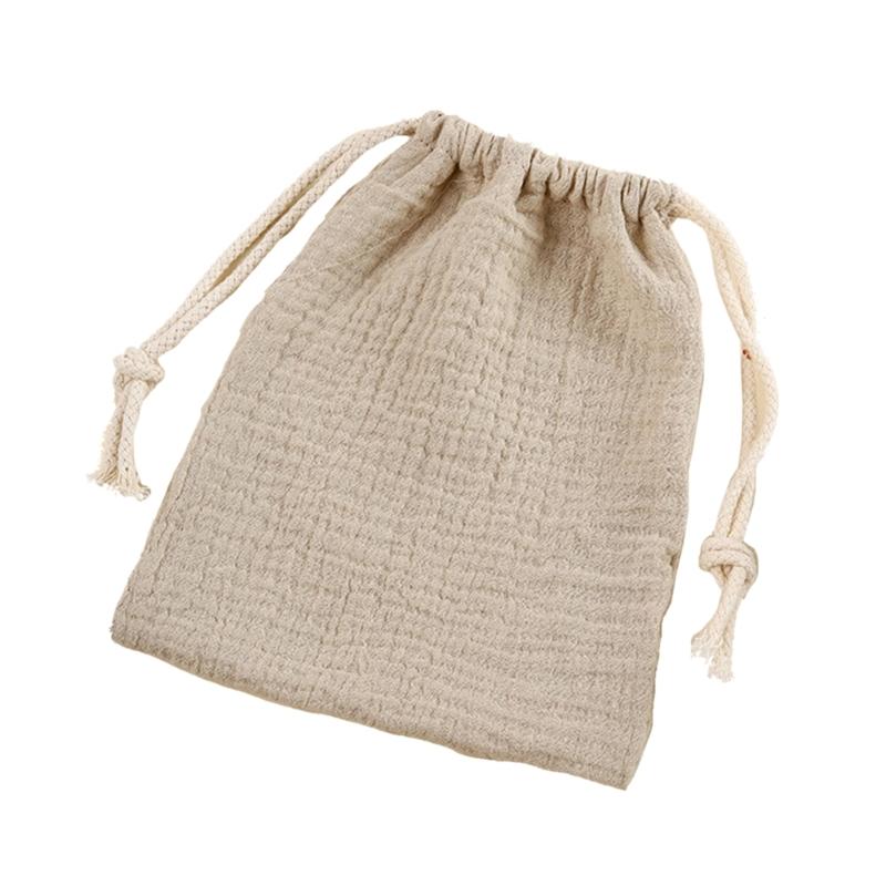 String Diaper Stackers Bags Cotton Drawstring Storage Bag Baby Nappy Bag Candy Organizer Nappy Pouch Babies Accessory