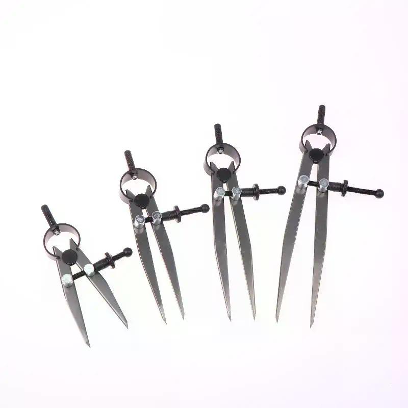 1 Piece Adjustable Compasses Gauges Leathercraft Line Marking Gauge Wing Divider Rotating Scratch Gauge Handcraft Leather Tool