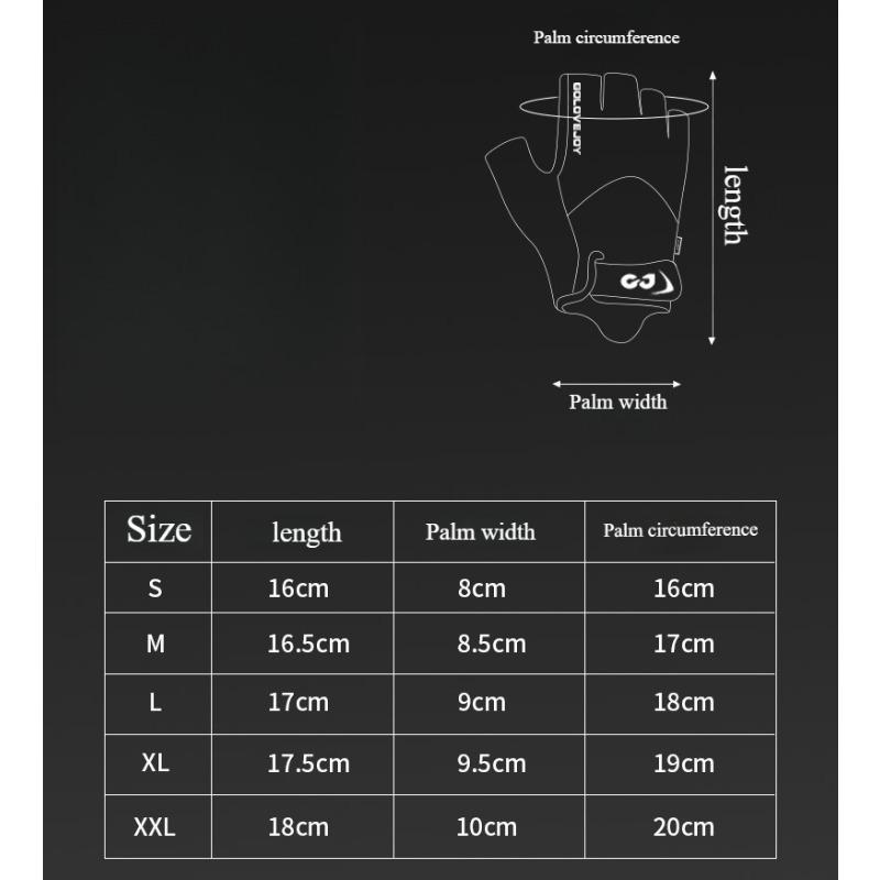 1PAIR riding gloves half finger outdoor mountain bike shock absorption non-slip breathable yoga sports fitness gloves