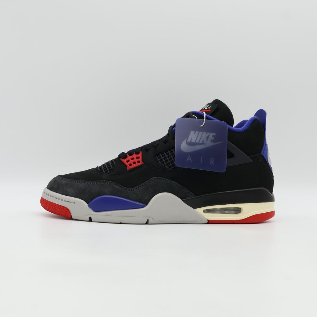 FV5029-003 Nike Air Jordan 4 Rare Air Weiße Schriftzüge Schwarz Feuerrot (Herren)