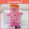Adorable Polka Dot Kitty Plush Toy Cute Cat Keychain For Backpack And Keys