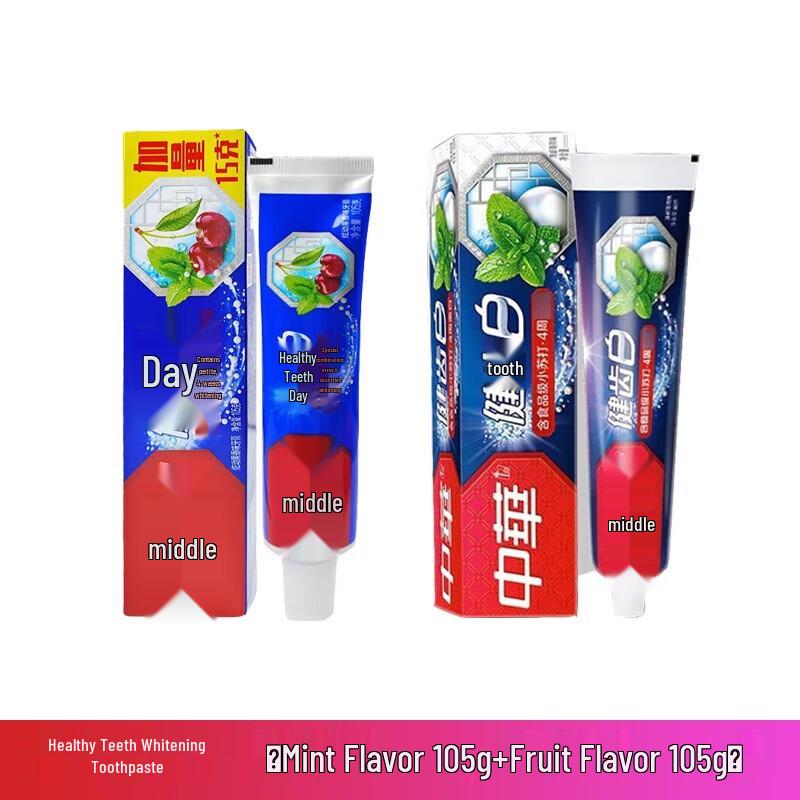 

Zhonghua Healthy White Toothpaste Family Pack