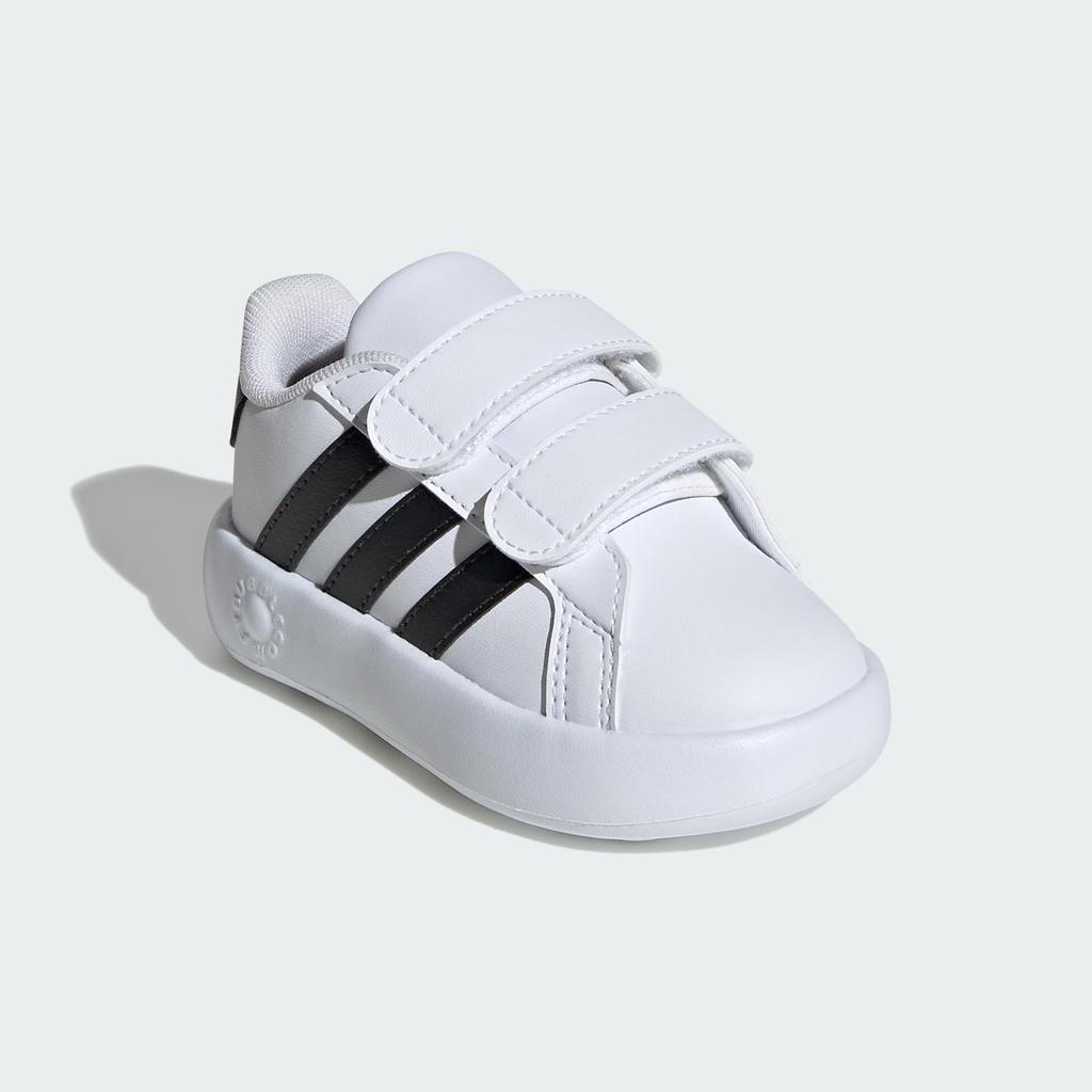 Grand Court Sneakers for Boys and Footwear White Cm [Adidas] 2.0 Kids, Girls, 12-16.5cm, MDT59, White/Core Black/Footwear (ID5271), 13.0
