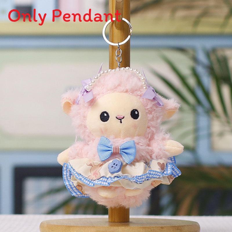 Plush Sheep Toy With Dress For Wedding Party Decor And Gift Use