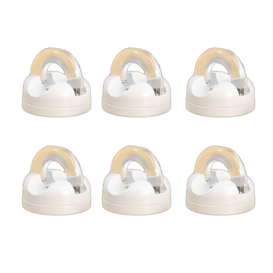 3/6 szt. Magnetyczny Klips Organizer na Kabel Obrotowy Samoprzylepny Uchwyt na Biurko na Kabel Ładujący Telefon Dane Zarządzanie Przewodami Zasilającymi Zacisk