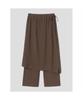 8seconds Layered Pants Skirt Brown