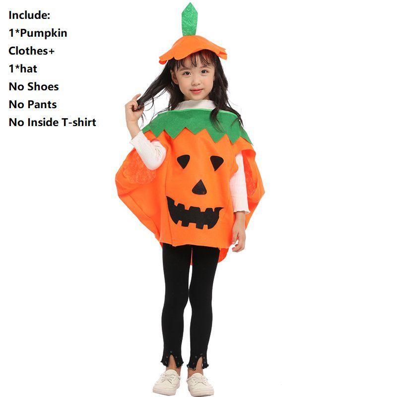 Charmantes Halloween-Kostüm für Eltern-Kind Kürbis Cosplay Outfit