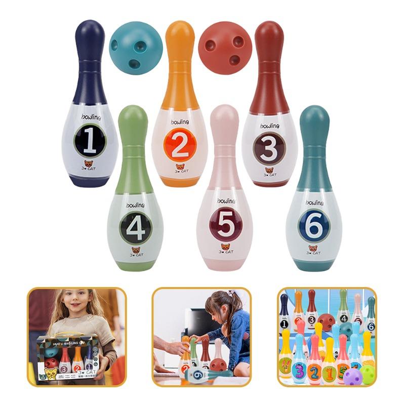 Children's Bowling Toys For Boys And Girls Indoor Sports Balls For Children Parent-Child Interaction Puzzle And Early Education