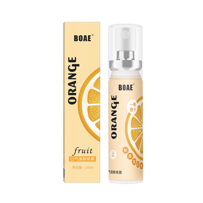 Spray pour haleine fraîche, saveur de Fruit, désodorisant pour la bouche, élimine la mauvaise haleine, soins buccaux, Portable, travail, voyage, Spray doux longue durée