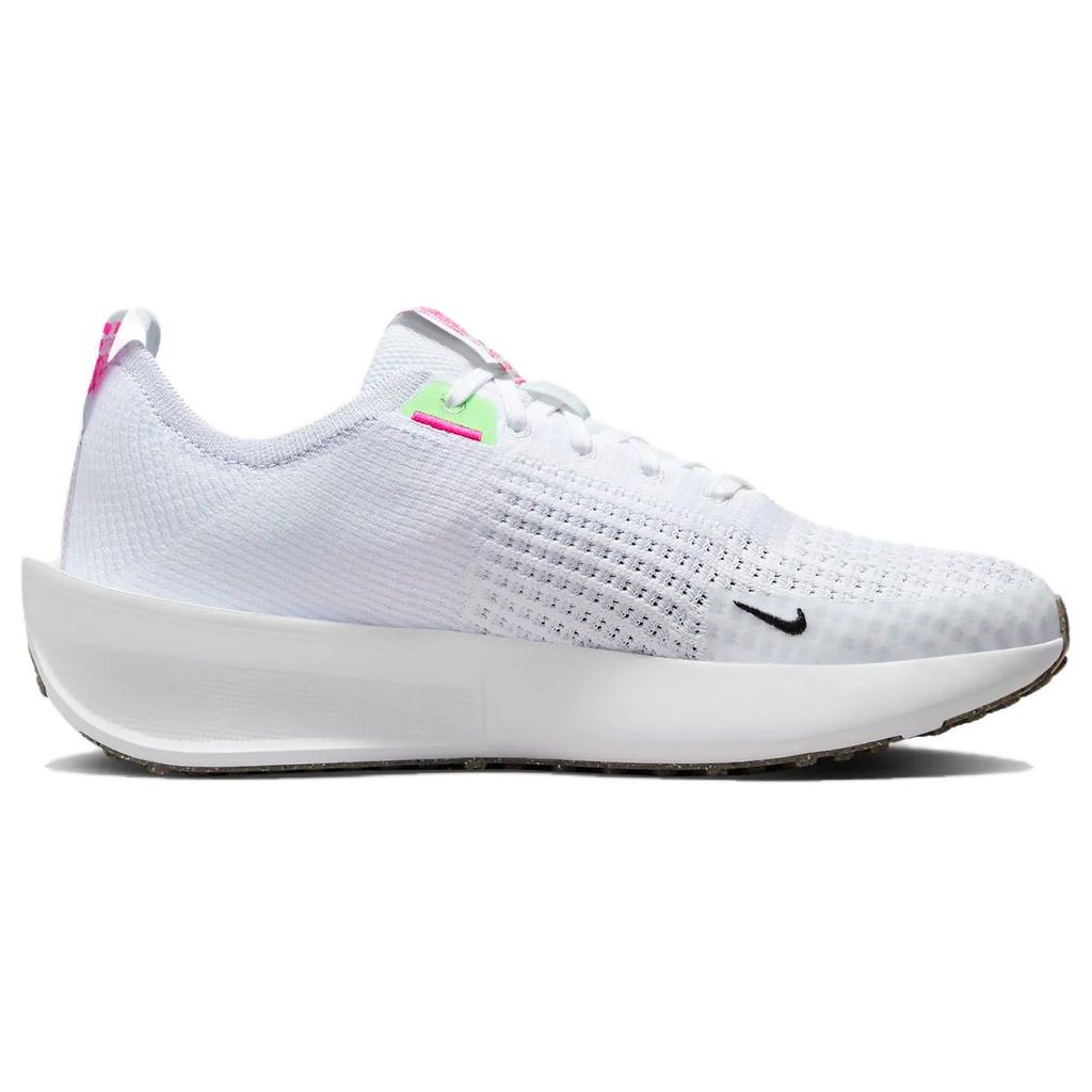 Nike Interact Run White Black Green Women Sneakers Football-Grey Vapor-Green FD2292-102