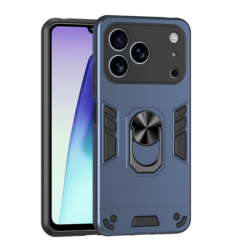 Armor Shockproof Cover Capa Phonecase For iPhone 17 Air 16 15 14 Plus 13 12 17 Pro Case Magnet Ring Stand Holder Funda Coque