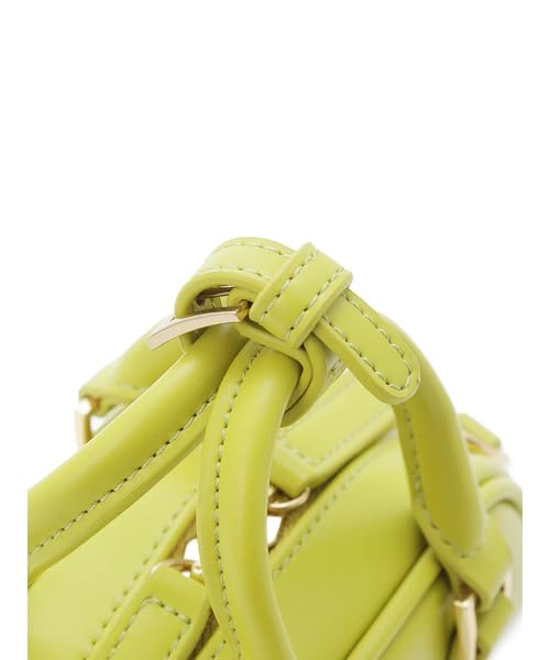 FRAY Round Micro Mini Boston Bag FWGB254349 YEL I.D. Women's