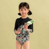 Tuolangshi Girls' One-Piece Long Sleeve Swimsuit
