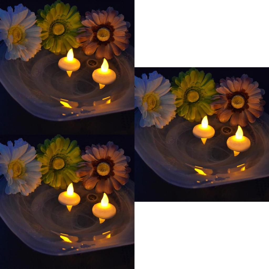 Waterproof Led Candle Light For Romantic Decor With Floating Water Effect For Home Use