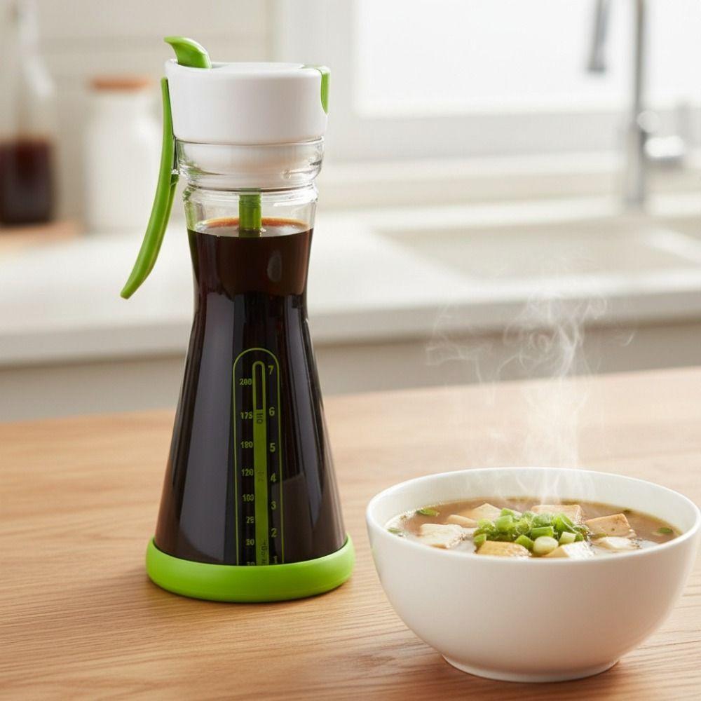Plastic Sauces Mixer Bottle Leak Proof Cruet Portable Vinaigrette Container  Restaurant