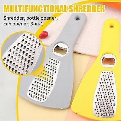 3-in-1 Multifunctional Kitchen Tool - Can Opener, Bottle Opener, and Carrot Grater - Portable for Home, Outdoor, and Car Use