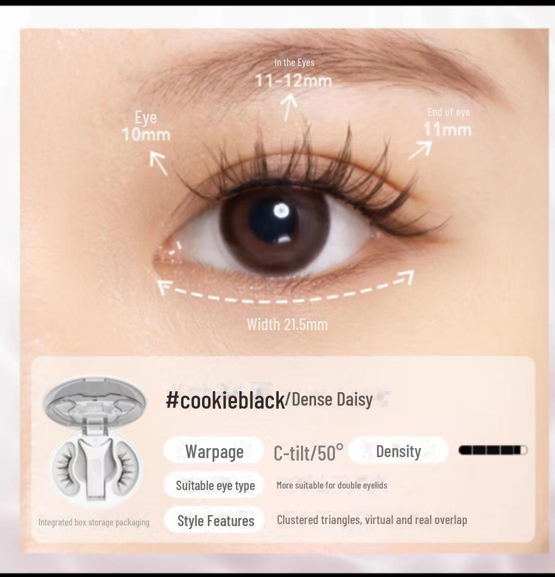 

WOSADO Yuetong 2.0 Набір магнітних вій - М які, Густі, Довгі C-завиток, Без клею.