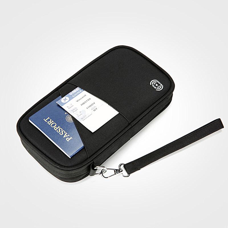 RFID Anti-theft Passport Flight Ticket Holder Wallet Large Capacity Document Bag Travel Card Bag Multi Functional Boarding Tote Bag
