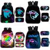 Mr Beast Lightning Cat Kids Book Bag With Durable Fabric And Fun Print For School Use