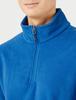 Jachetă Fleece cu Fermoar Sfert pentru Bărbați Amazon Essentials, Albastru Cobalt, Mărimea M