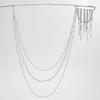 Personalized Chic Style Imitation Pearl Chain Tassel Brooches for Women Fashion Light Luxury Pearl Bead Brooch Suit Pin Accessor