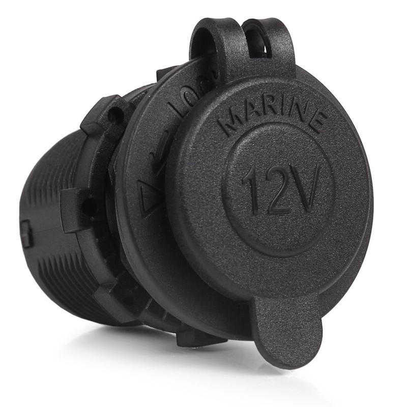 1 Pc Cigarette Lighter Socket 12V Waterproof Car Boat Motorcycle Cigarette Lighter Sockets Power