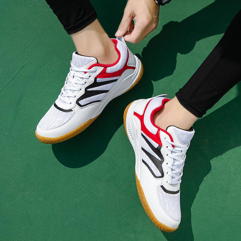 36-46 Unisex Shock Absorption Anti-skid and Wear-resistant Outdoor Badminton Shoes Tennis Shoes Table Tennis Shoes