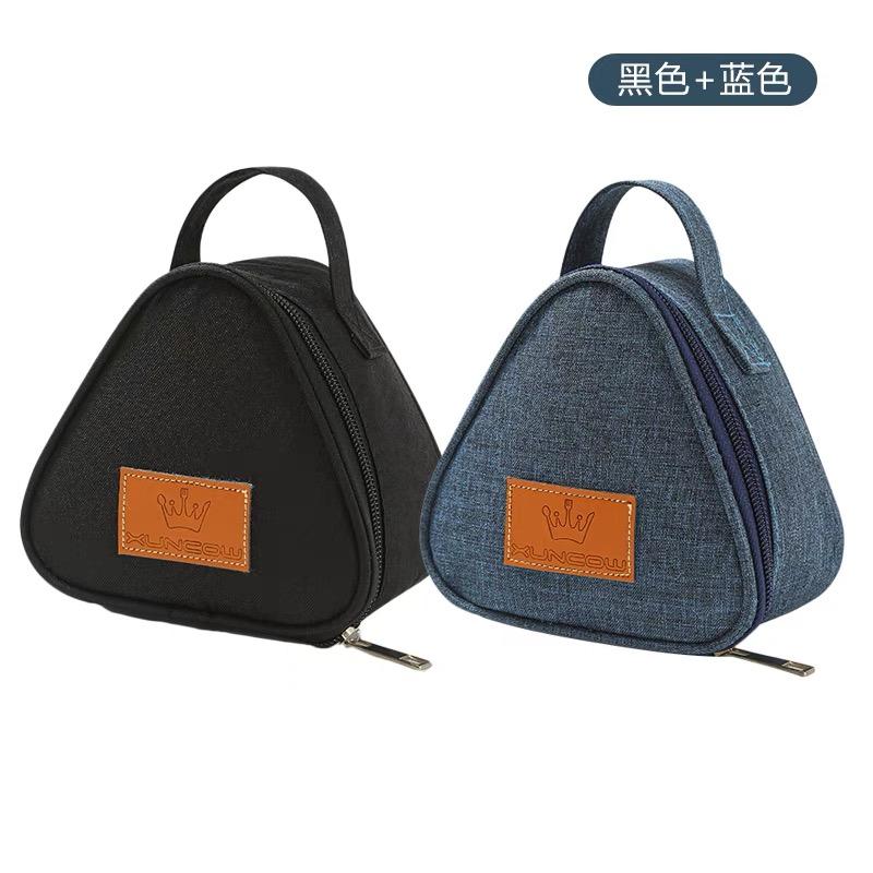 Breakfast Insulation Thermal Bag Small Triangular Rice Ball Lunch Box Bags Cute Portable Food Bento Fresh Pouch for Women Kids