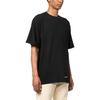 Off-White T-shirt a maniche corte con stampa logo a lettera Uomo Top Nero OMAA038S23JER0071001