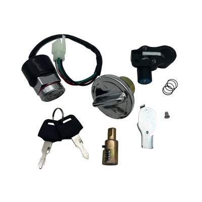 Deepa Ribusu Hauptschlüsselset für Dax und mit Tank Kompatibel mit und Anschluss Kompatibel mit Original-Teilenummer Shari, Kappe, CF50, CF70, ST50, ST70,