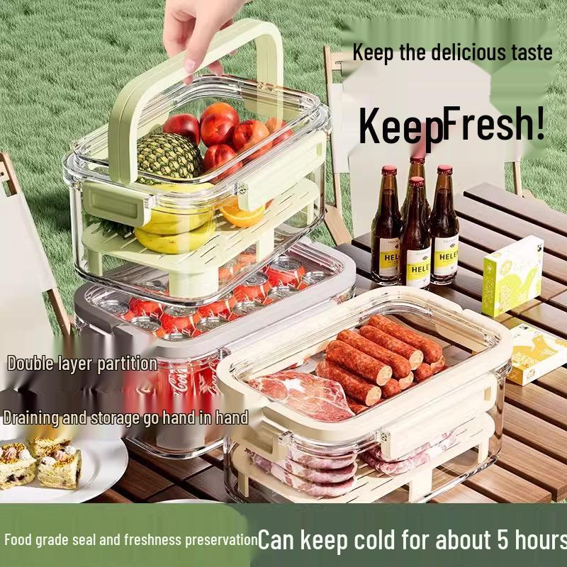 Tragbare Frischhalte-Picknick-Bento-Box mit großem Fassungsvermögen