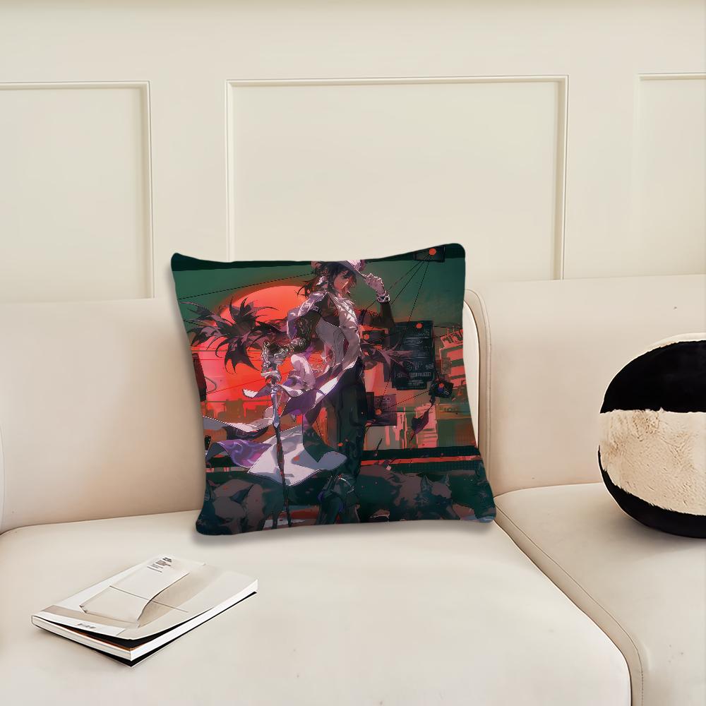 Game Honkai Star Rail Ashveil Cushion Cover Pillow Cover Decoration Room Home Sofa Living Office Car Nordic Simplicity