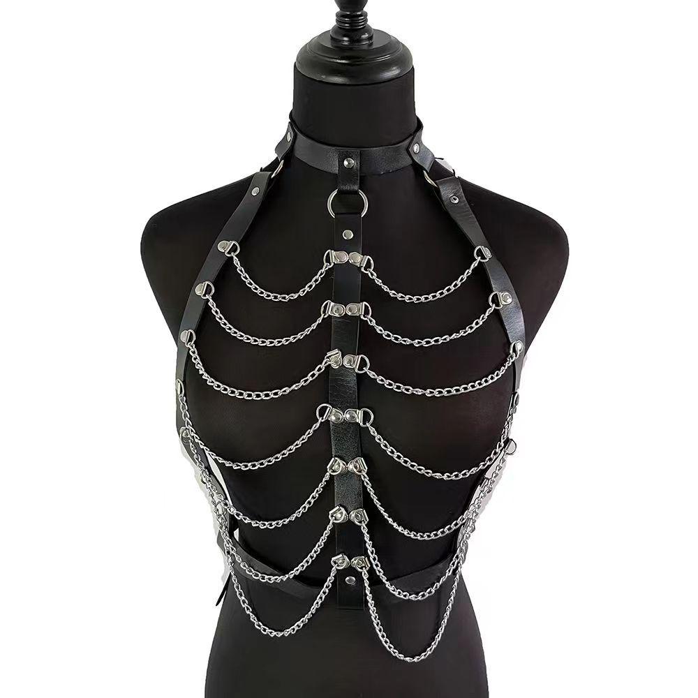 European & American Cross-Border Sexy Exaggerated Choker & Waist Body Chain
