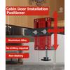 Cabinet Door Installation Positioner, Door Hinge Jig, Adjustable Aluminum Alloy Cabinet Hardware Jig Compatible for Most Cabinet Doors