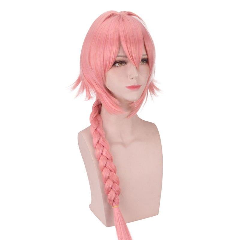 100cm Arrival Game Fate Apocryph Astolfo Cosplay Wigs Long Pink Heat Resistant Synthetic Hair Halloween Cosplay Wig