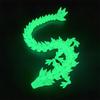 3D Printed Crystal Dragon Figurine with Movable Joints - Perfect Children's Birthday Gift