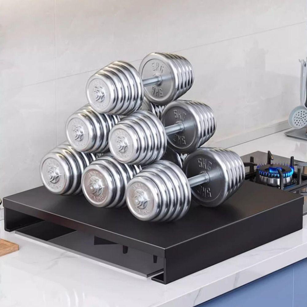 Extra Thick Gas Furnace Cover Strong Durable Carbon Steel Plate Electric Furnace Cover Space Saving Gas Stove Rack Cover