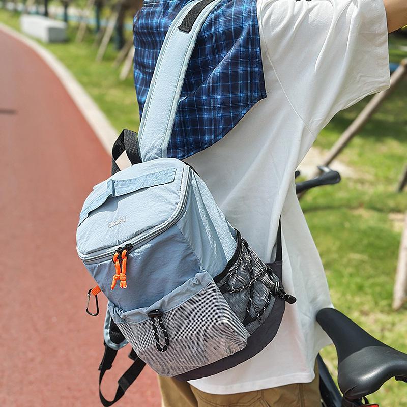 Large Capacity Outdoor Sports Cycling Backpack - Fashionable Oxford Cloth for Students and Mountaineering