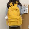 Cute Ice Cream Print Nylon Backpack – Bright & Lightweight School Bag for Kids, Teens, and Women