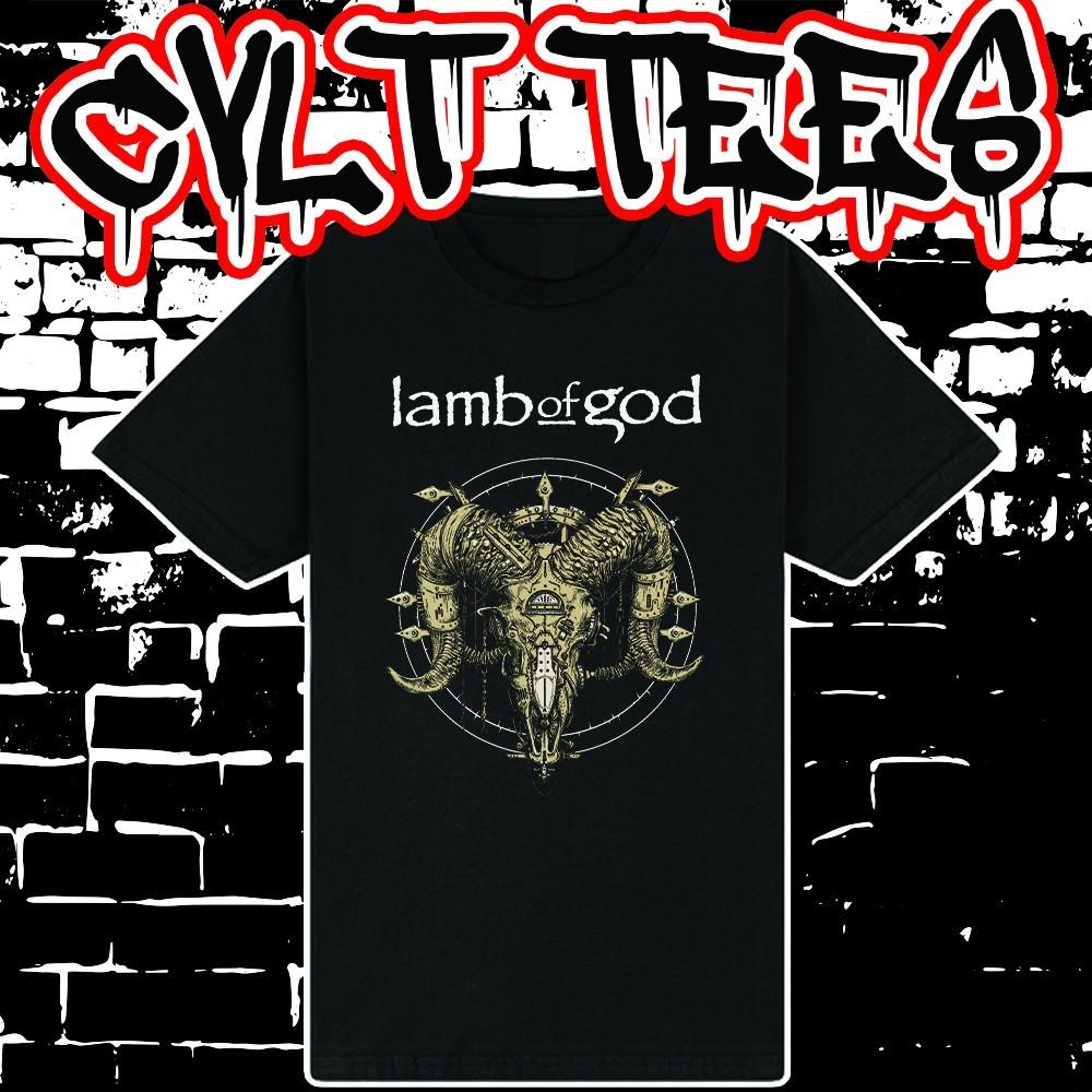 Lamb of God style Band Tee ~ 100% Cotton Unisex T-Shirt M