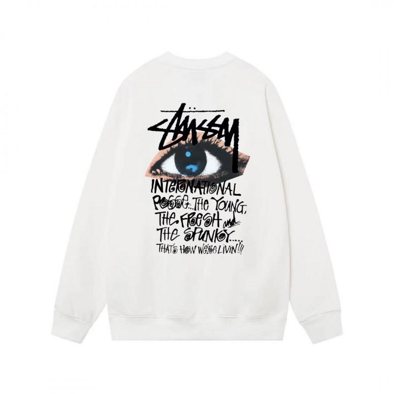Unisex Oversized Cotton Crewneck Sweatshirt With Letter Dice Print Fall Youth Streetwear