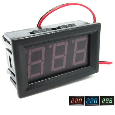 0.56 Inch 2-wire Voltage Meter Head LED Digital Voltmeter with Reverse Polarity Protection