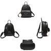 [zhongningyifeng] Women's Backpack, Girls' Leather, Cute, Large Capacity, Cat Metal Fittings