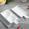 Microwave Eggs Poacher,Double-Cup Egg Boiler,Kitchen Gadget,  Spring Egg Mold ,Cooking Tools,Clear Water Lotus Egg Maker