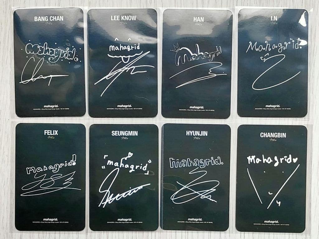 [USED] Stray Kids Mahagrid Trading Cards (8 Cards) 2nd Edition